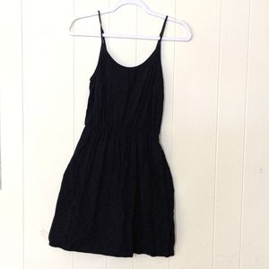 Black ruffle hem Cami dress